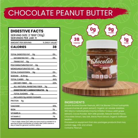 WiO Chocolate Peanut Butter jar