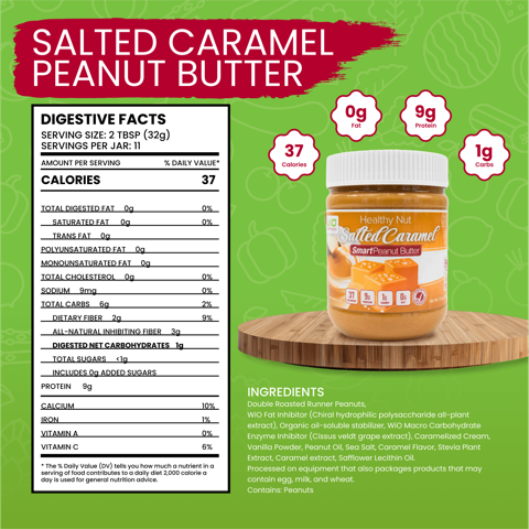 WiO Salted Caramel Peanut Butter